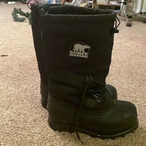 Sorrel black winter boots